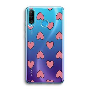 CaseCompany Ondersteboven verliefd: Huawei P30 Lite Transparant Hoesje