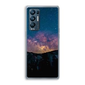 CaseCompany Travel to space: Oppo Find X3 Neo Transparant Hoesje