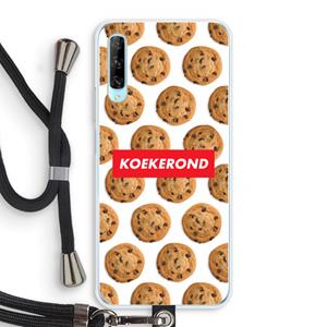 CaseCompany Koekerond: Huawei P Smart Pro Transparant Hoesje met koord