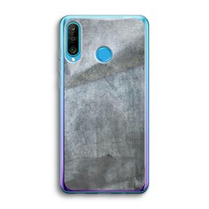 CaseCompany Grey Stone: Huawei P30 Lite Transparant Hoesje