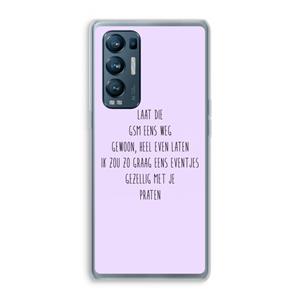 CaseCompany GSM: Oppo Find X3 Neo Transparant Hoesje