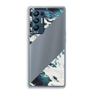 CaseCompany Golven: Oppo Find X3 Neo Transparant Hoesje