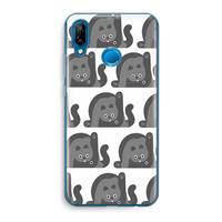 CaseCompany Cats: Huawei P20 Lite Transparant Hoesje