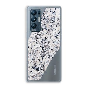 CaseCompany Gespikkelde marmer: Oppo Find X3 Neo Transparant Hoesje