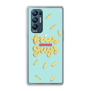 CaseCompany Always fries: Oppo Find X3 Neo Transparant Hoesje