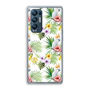 CaseCompany Gele kuif: Oppo Find X3 Neo Transparant Hoesje