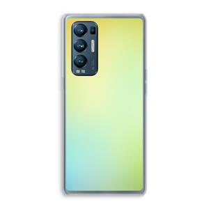 CaseCompany Minty mist pastel: Oppo Find X3 Neo Transparant Hoesje