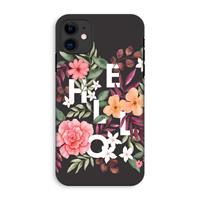 CaseCompany Hello in flowers: iPhone 11 Tough Case