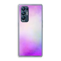 CaseCompany Clouds pastel: Oppo Find X3 Neo Transparant Hoesje