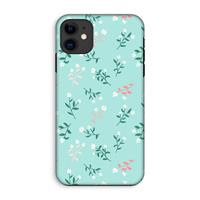 CaseCompany Small white flowers: iPhone 11 Tough Case
