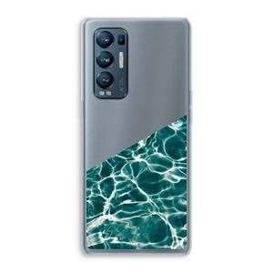 CaseCompany Weerkaatsing water: Oppo Find X3 Neo Transparant Hoesje