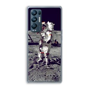 CaseCompany Spaceman: Oppo Find X3 Neo Transparant Hoesje