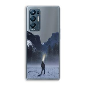 CaseCompany Wanderlust: Oppo Find X3 Neo Transparant Hoesje