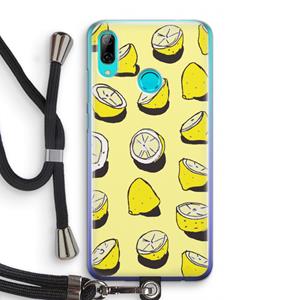 CaseCompany When Life Gives You Lemons...: Huawei P Smart (2019) Transparant Hoesje met koord