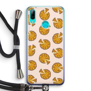 CaseCompany You Had Me At Pizza: Huawei P Smart (2019) Transparant Hoesje met koord