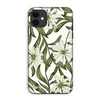 CaseCompany Wit bloemenpatroon: iPhone 11 Tough Case