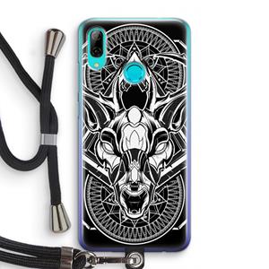 CaseCompany Oh Deer: Huawei P Smart (2019) Transparant Hoesje met koord