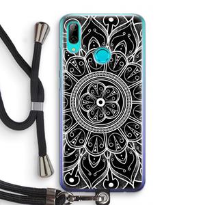 CaseCompany Roses Are Red: Huawei P Smart (2019) Transparant Hoesje met koord
