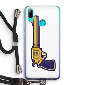 CaseCompany Pew Pew Pew: Huawei P Smart (2019) Transparant Hoesje met koord