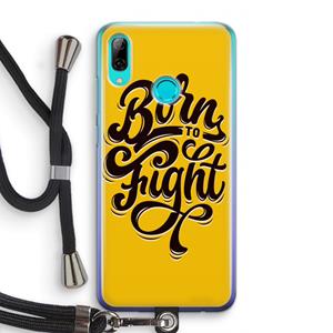 CaseCompany Born to Fight: Huawei P Smart (2019) Transparant Hoesje met koord