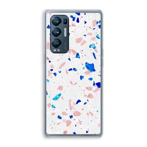 CaseCompany Terrazzo N°6: Oppo Find X3 Neo Transparant Hoesje