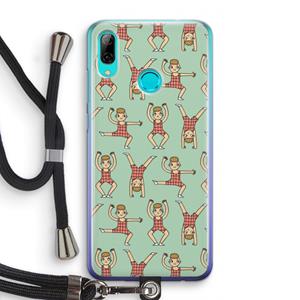 CaseCompany Gymboys: Huawei P Smart (2019) Transparant Hoesje met koord