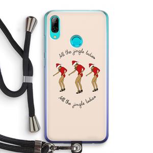 CaseCompany Jingle Ladies: Huawei P Smart (2019) Transparant Hoesje met koord