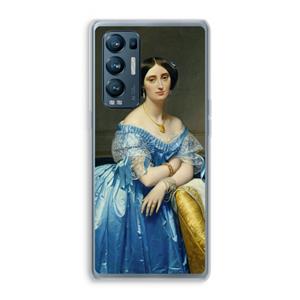 CaseCompany Eleonore: Oppo Find X3 Neo Transparant Hoesje