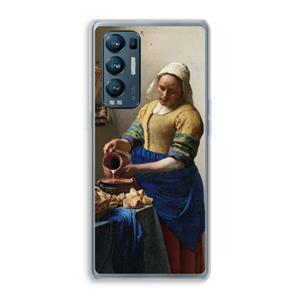 CaseCompany The Milkmaid: Oppo Find X3 Neo Transparant Hoesje