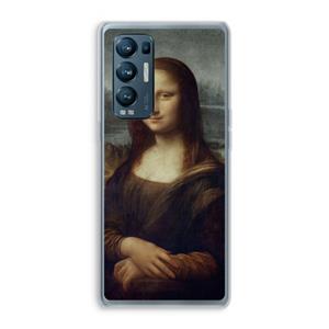 CaseCompany Mona Lisa: Oppo Find X3 Neo Transparant Hoesje