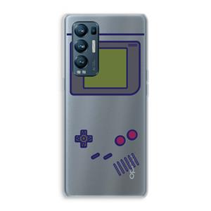 CaseCompany Game On: Oppo Find X3 Neo Transparant Hoesje