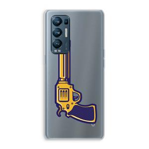 CaseCompany Pew Pew Pew: Oppo Find X3 Neo Transparant Hoesje