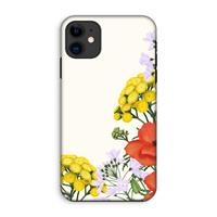 CaseCompany Wilde bloemen: iPhone 11 Tough Case