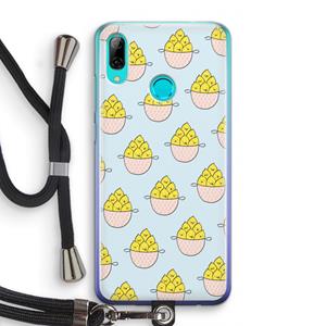 CaseCompany Citroenen: Huawei P Smart (2019) Transparant Hoesje met koord