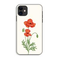 CaseCompany Red poppy: iPhone 11 Tough Case