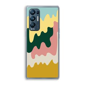 CaseCompany Baar B: Oppo Find X3 Neo Transparant Hoesje