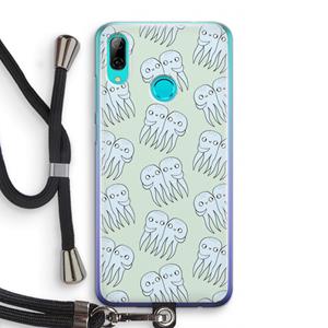 CaseCompany Octopussen: Huawei P Smart (2019) Transparant Hoesje met koord