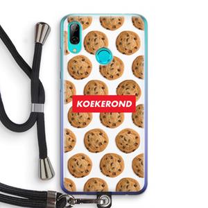 CaseCompany Koekerond: Huawei P Smart (2019) Transparant Hoesje met koord