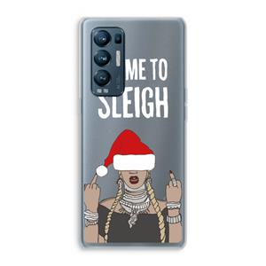 CaseCompany Came To Sleigh: Oppo Find X3 Neo Transparant Hoesje