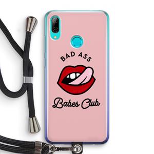 CaseCompany Badass Babes Club: Huawei P Smart (2019) Transparant Hoesje met koord