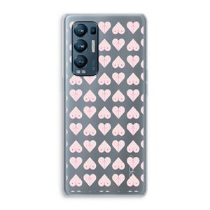 CaseCompany Ass 'n Titties: Oppo Find X3 Neo Transparant Hoesje