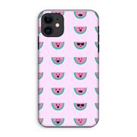 CaseCompany Smiley watermeloenprint: iPhone 11 Tough Case