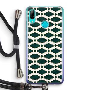 CaseCompany Moroccan tiles: Huawei P Smart (2019) Transparant Hoesje met koord