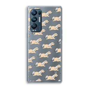 CaseCompany Ponys: Oppo Find X3 Neo Transparant Hoesje