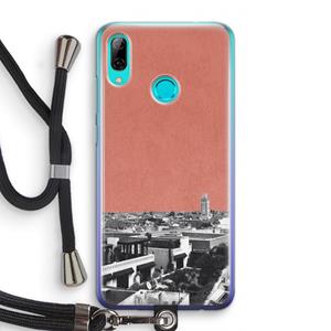 CaseCompany Marrakech Skyline : Huawei P Smart (2019) Transparant Hoesje met koord