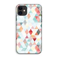 CaseCompany Gekleurde driehoekjes pastel: iPhone 11 Tough Case