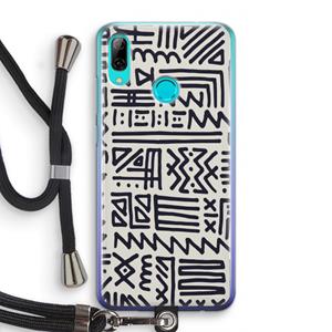 CaseCompany Marrakech print: Huawei P Smart (2019) Transparant Hoesje met koord