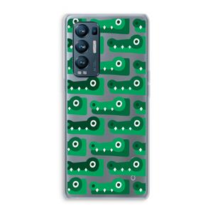 CaseCompany Crocs: Oppo Find X3 Neo Transparant Hoesje