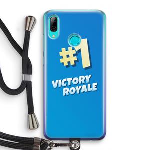 CaseCompany Victory Royale: Huawei P Smart (2019) Transparant Hoesje met koord