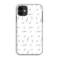 CaseCompany Hipster stripes: iPhone 11 Tough Case
